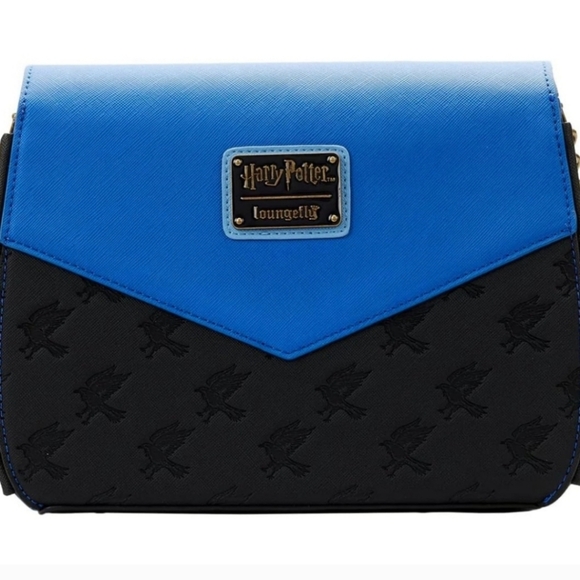 LOUNGEFLY | Harry Potter Ravenclaw House Chain Strap Crossbody Bag, BRAND NEW! - Picture 4 of 15